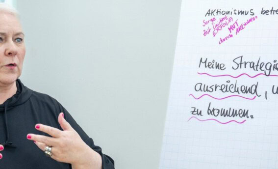Training zu Selbst- und Zeitmanagement bei COATRAIN® mit Johanna M. Steinke in Hamburg.