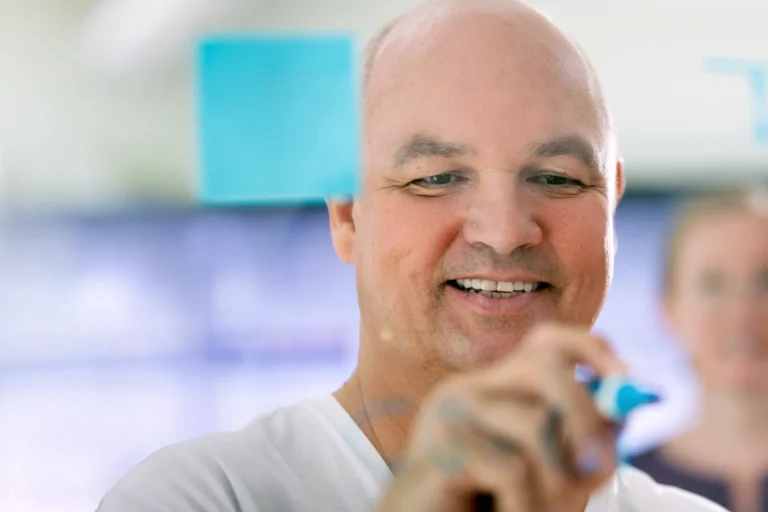 Coaching mit Whiteboard Marker